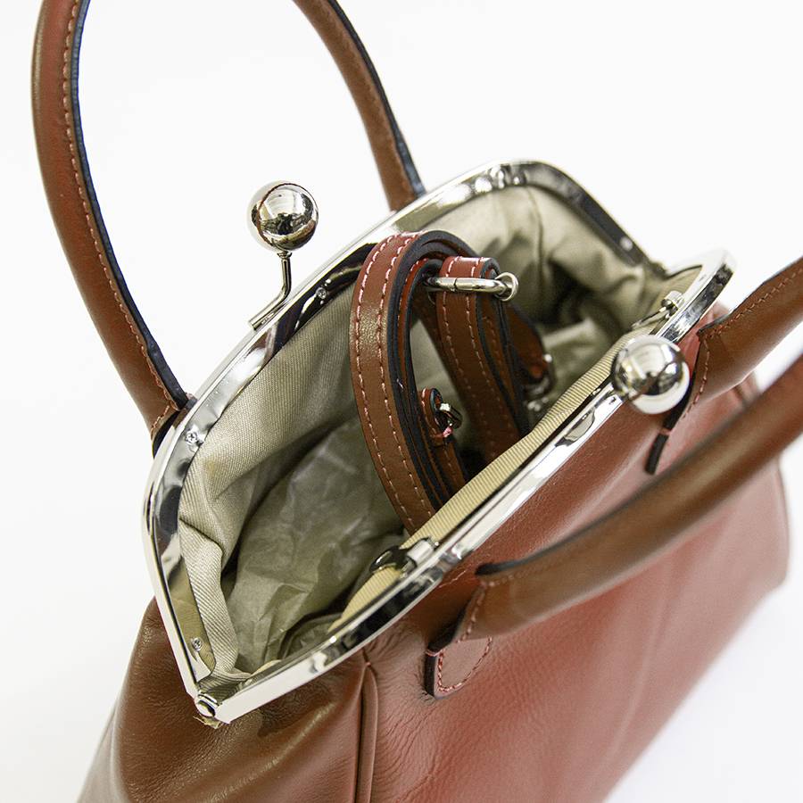 Laura Di Maggio NONNA – Borsa A Clutch In Nappa Cuoio