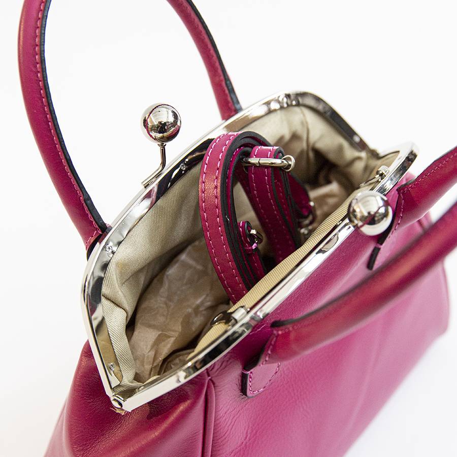 Laura Di Maggio NONNA – Borsa A Clutch In Nappa Fuxia