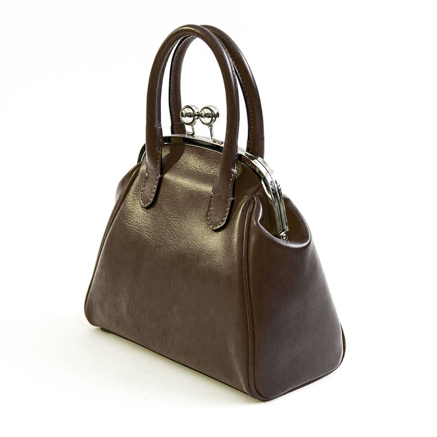 Laura Di Maggio NONNA – Borsa A Clutch In Nappa Testa Di Moro