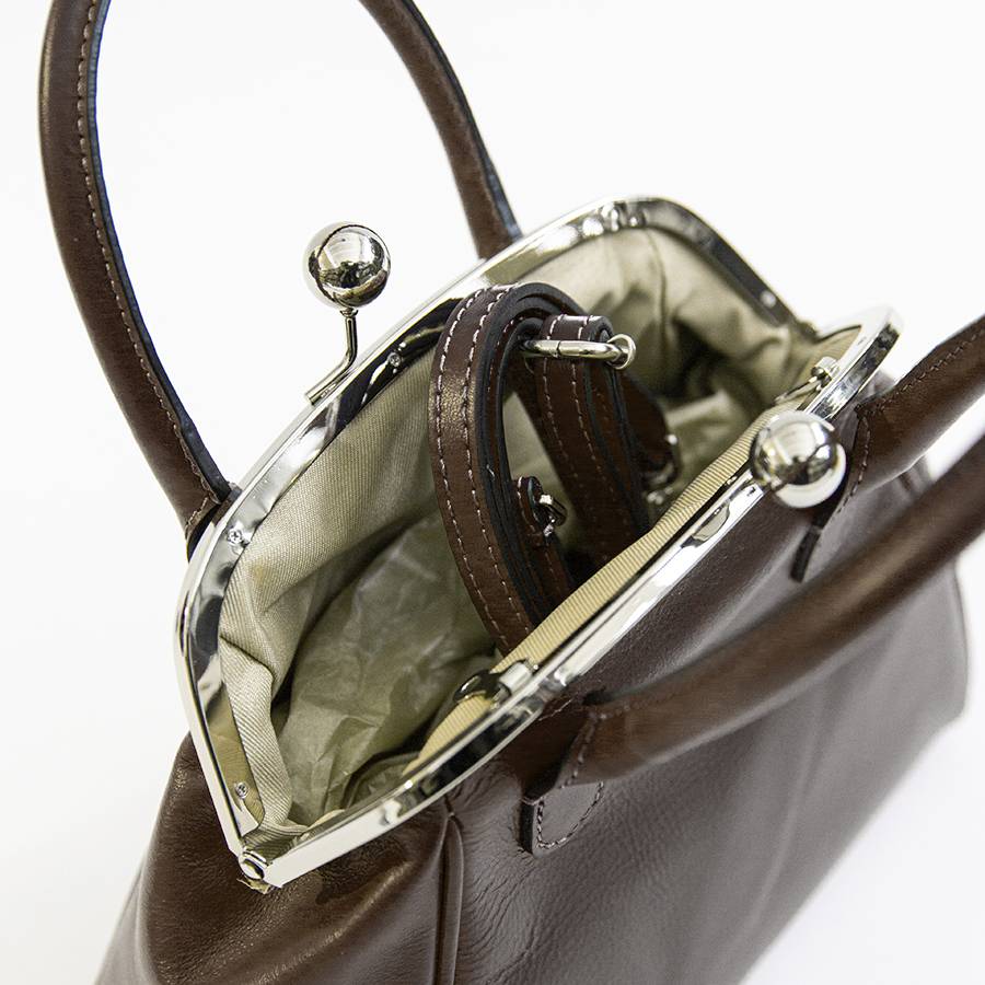 Laura Di Maggio NONNA – Borsa A Clutch In Nappa Testa Di Moro