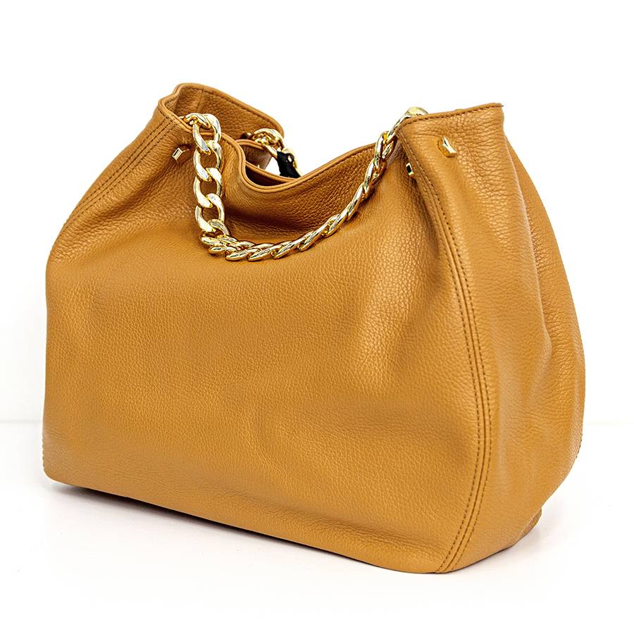 Laura Di Maggio PEACH – Borsa A Mano Con Catena In Pelle Cuoio