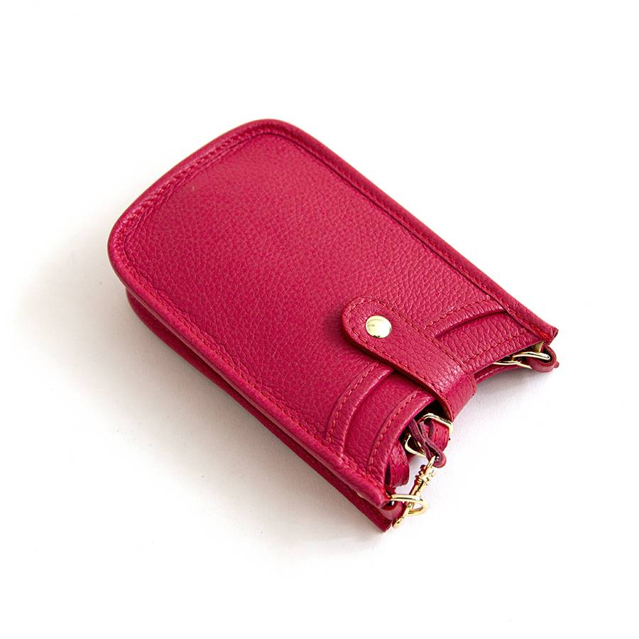 Laura Di Maggio PORTACELLULARE – Pelle Dollaro Azalea