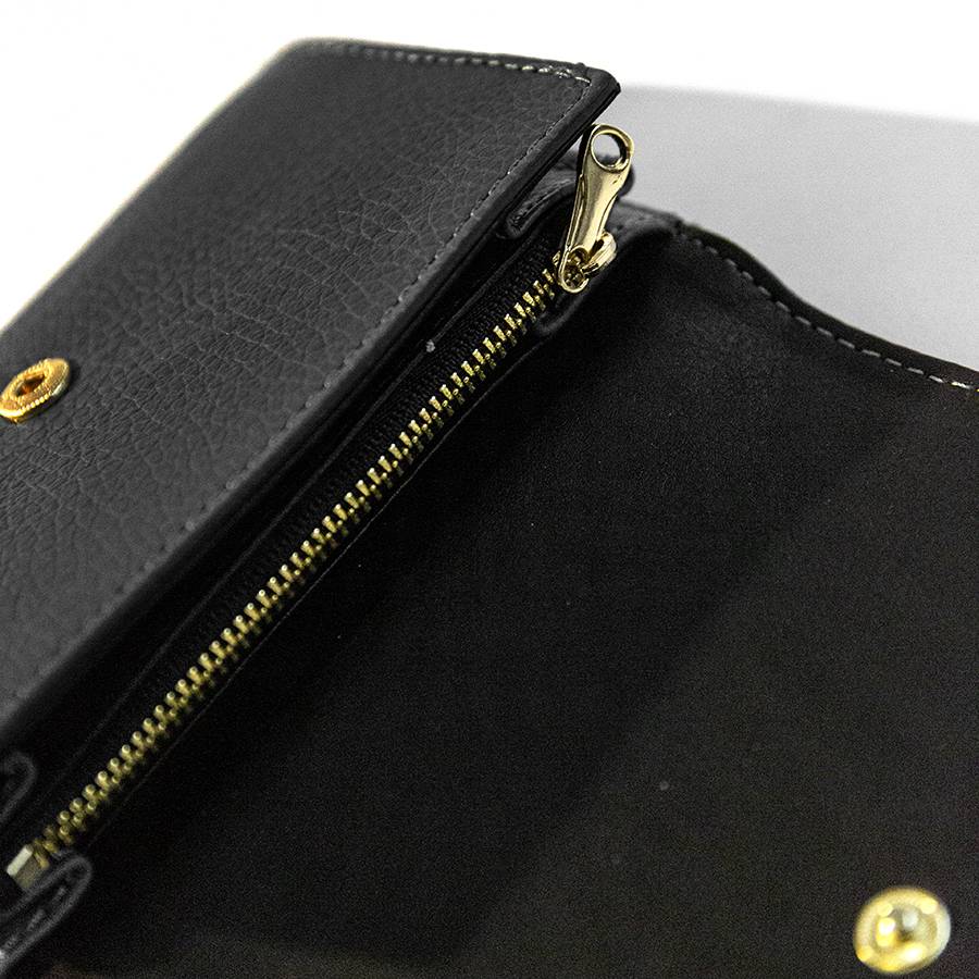 Laura Di Maggio PORTAFOGLIO SMALL In Pelle Dollaro Nero