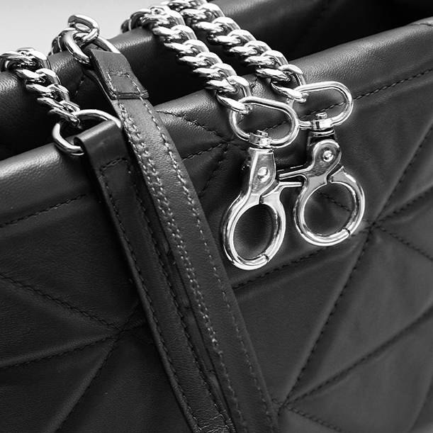 Laura Di Maggio RITA – Borsa In Pelle Soft Trapuntato Nero