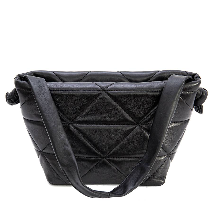 Laura Di Maggio RITA – borsa in pelle soft trapuntato nero