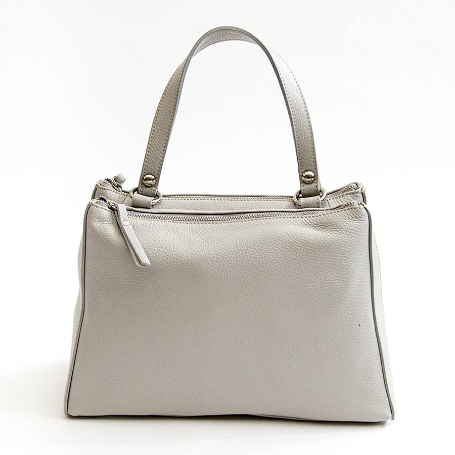 Laura Di Maggio SABRY – Borsa in pelle a due scomparti ghiaccio