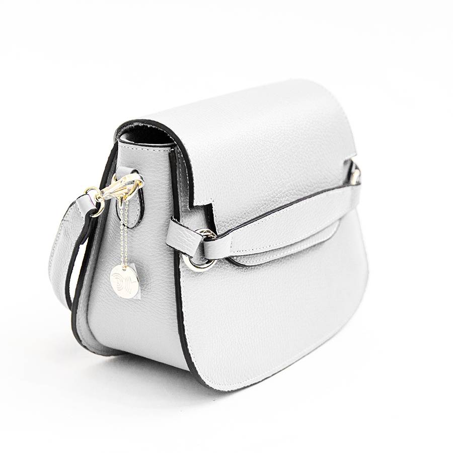 Laura Di Maggio SALLY – Postina Con Patta In Pelle Bianca