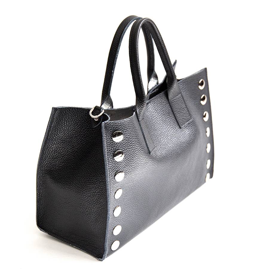 Laura Di Maggio SAM BIG – Shopping Con Borchie In Pelle Nera