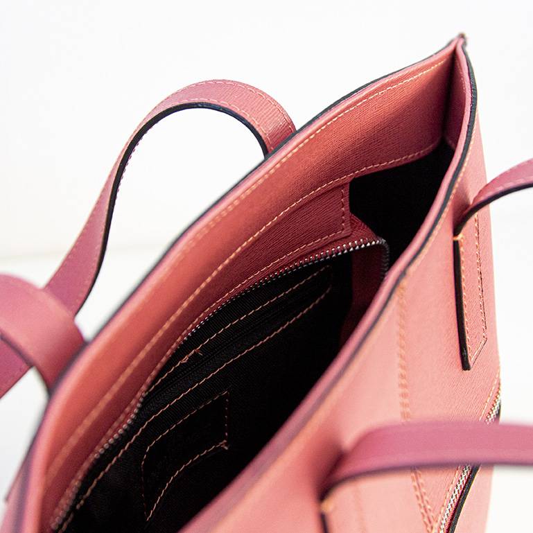 Laura Di Maggio SIMONA – Shopper In Pelle Saffiano Rosa