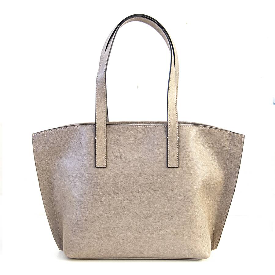 Laura Di Maggio SIMONA – Shopper in pelle saffiano taupe