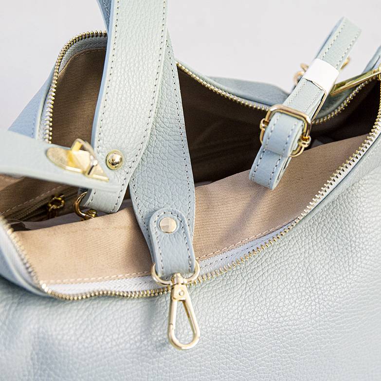 Laura Di Maggio STEFY – Sacca A Spalla In Pelle Dollaro Azzurro