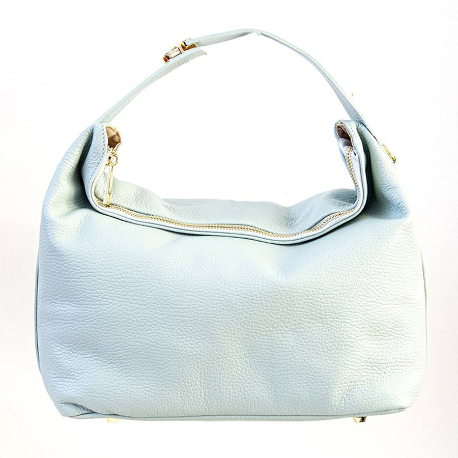 Laura Di Maggio STEFY – Sacca a spalla in pelle dollaro azzurro