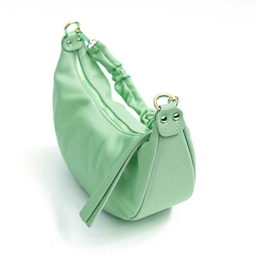 Laura Di Maggio SUSAN – Baguette In Pelle Verde Menta