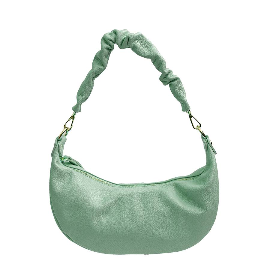 Laura Di Maggio SUSAN – Baguette in pelle verde menta