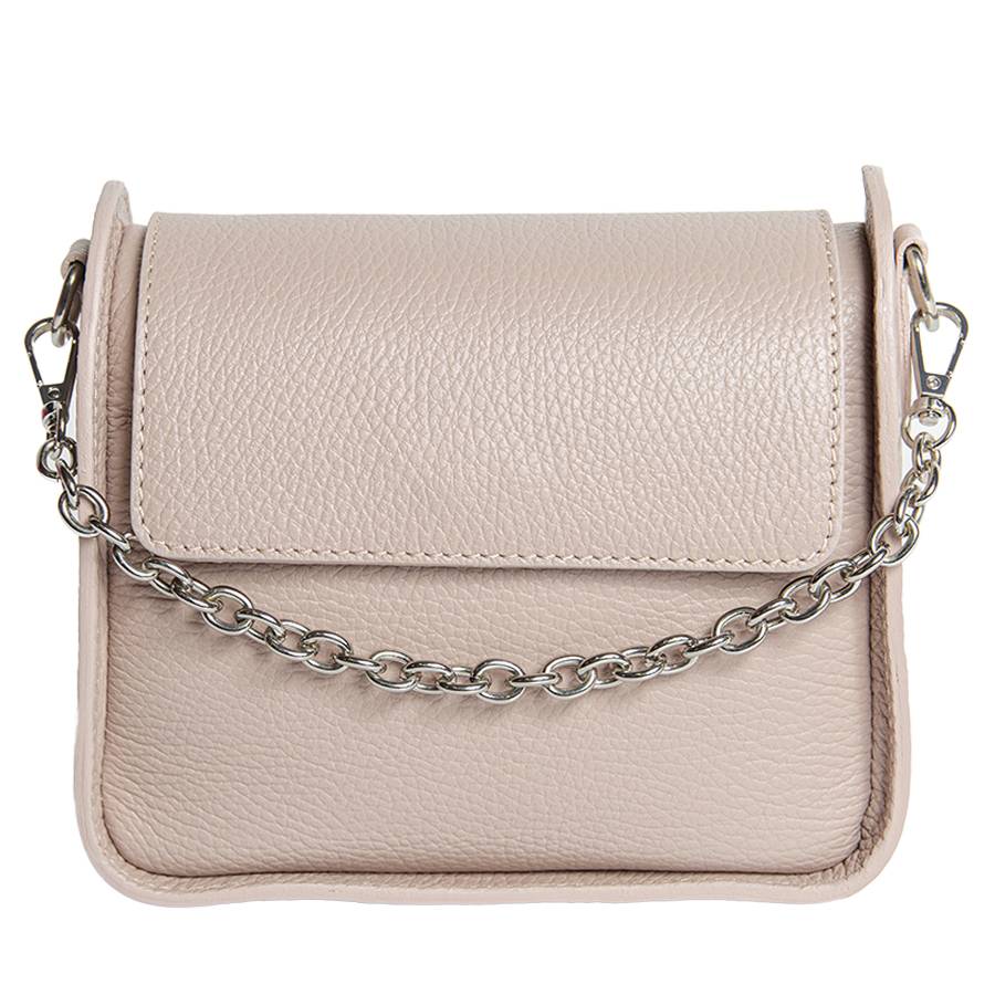 Laura Di Maggio SUZY – borsa a spalla in pelle dollaro rosa cipra