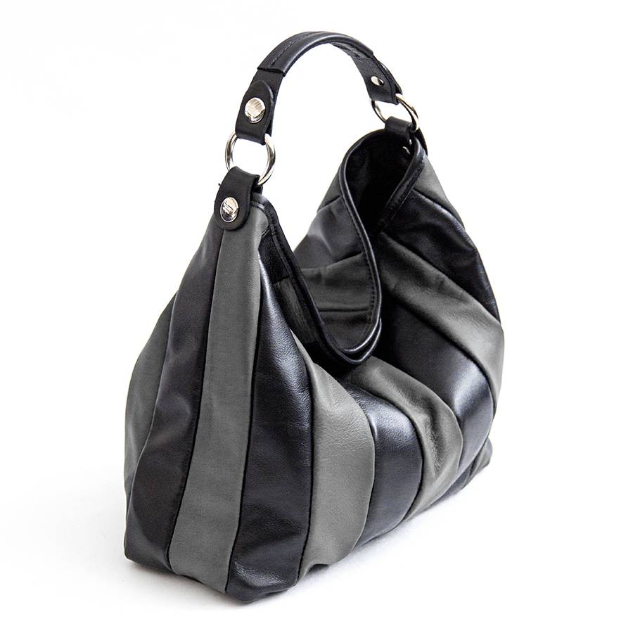 Laura Di Maggio TESSA SMALL – Sacca In Pelle Nappa Trapuntata Grigia