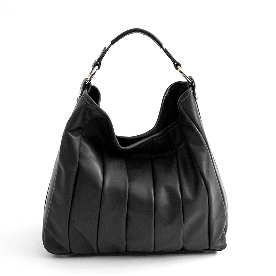 Laura Di Maggio TESSA SMALL – Sacca in pelle nappa trapuntata nera