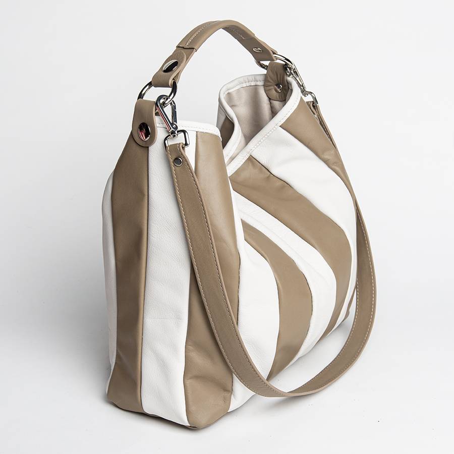 Laura Di Maggio TESSA SMALL – Sacca In Pelle Nappa Trapuntata Taupe