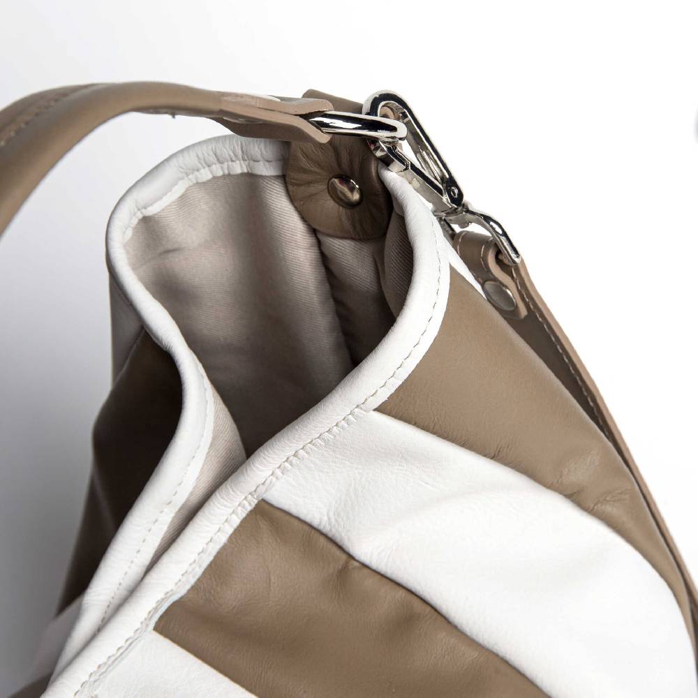 Laura Di Maggio TESSA SMALL – Sacca In Pelle Nappa Trapuntata Taupe