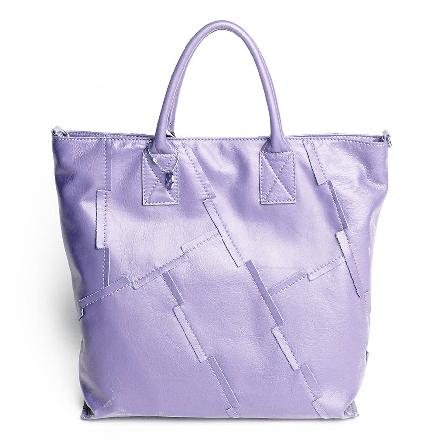 Laura Di Maggio UMA – Tote bag in pelle nappa lavanda