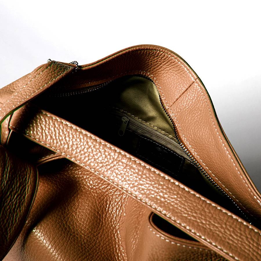 Laura Di Maggio VENICE – Zaino/borsa In Pelle Dollaro Cuoio