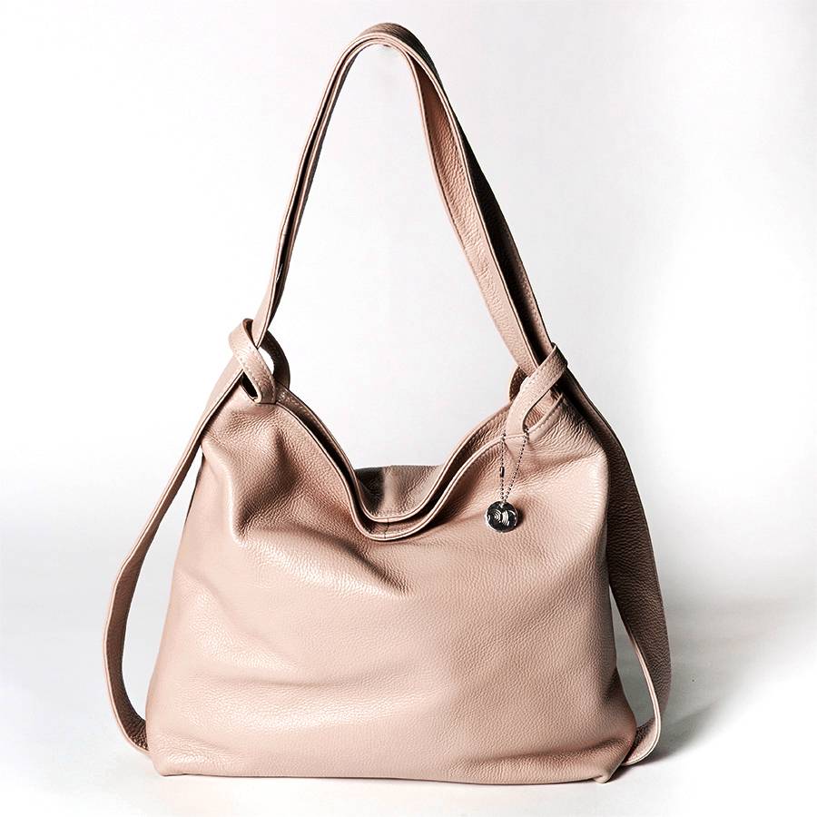 Laura Di Maggio VENICE – Zaino/borsa In Pelle Dollaro Rosa