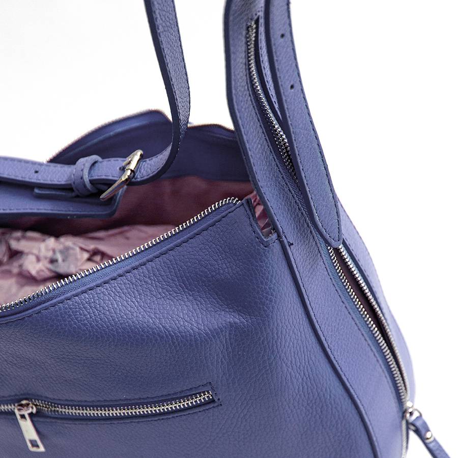 Laura Di Maggio VIKY – Sacca Con Manico Regolabile In Pelle Glicine