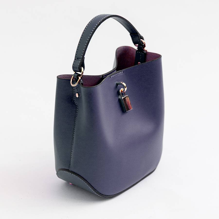 Laura Di Maggio WAVE – Borsa In Pelle Elegant Blu Notte