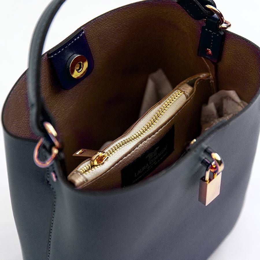 Laura Di Maggio WAVE – Borsa In Pelle Elegant Blu Notte