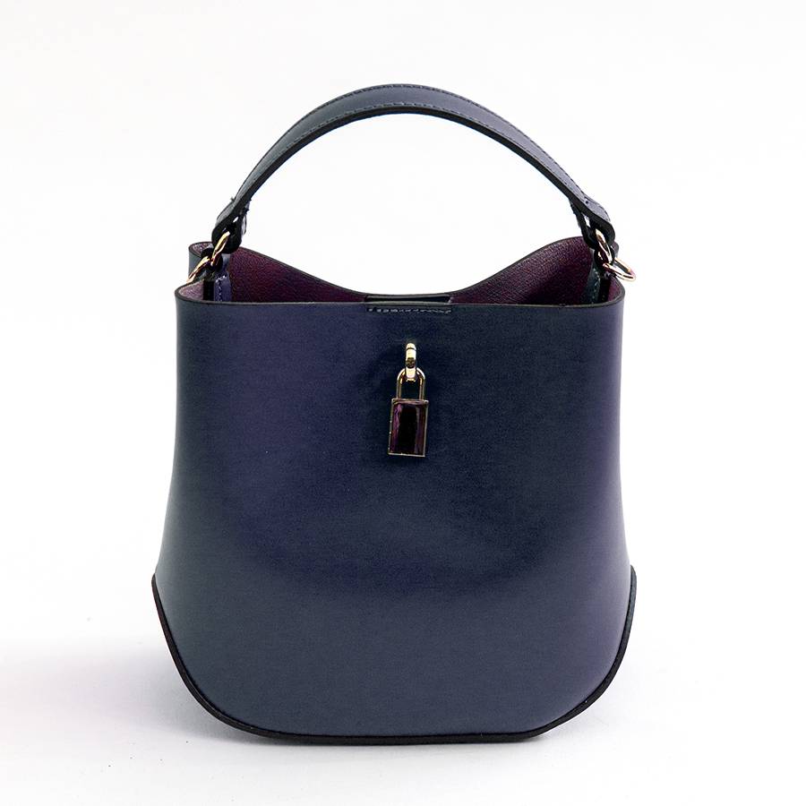 Laura Di Maggio WAVE – Borsa in pelle elegant blu notte