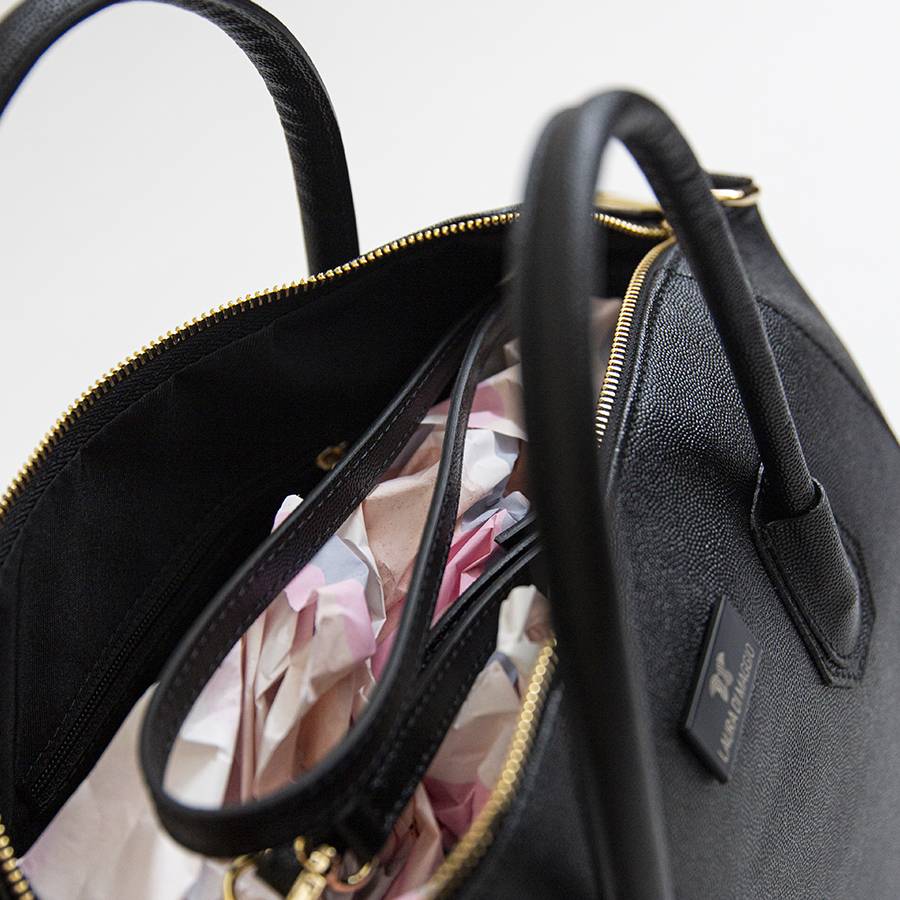 Laura Di Maggio ZAIRA BIG – Baulettone In Palmellato Nero