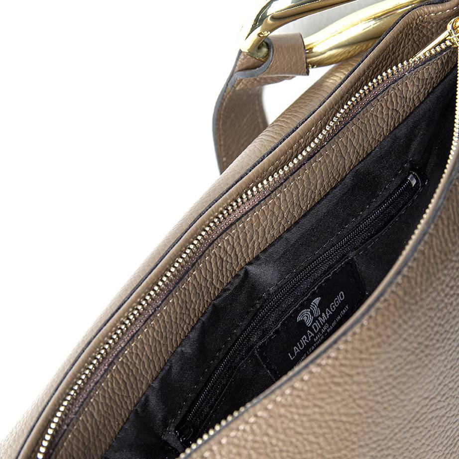 Laura Di Maggio ZELDA – Borsa A Spalla In Pelle Taupe
