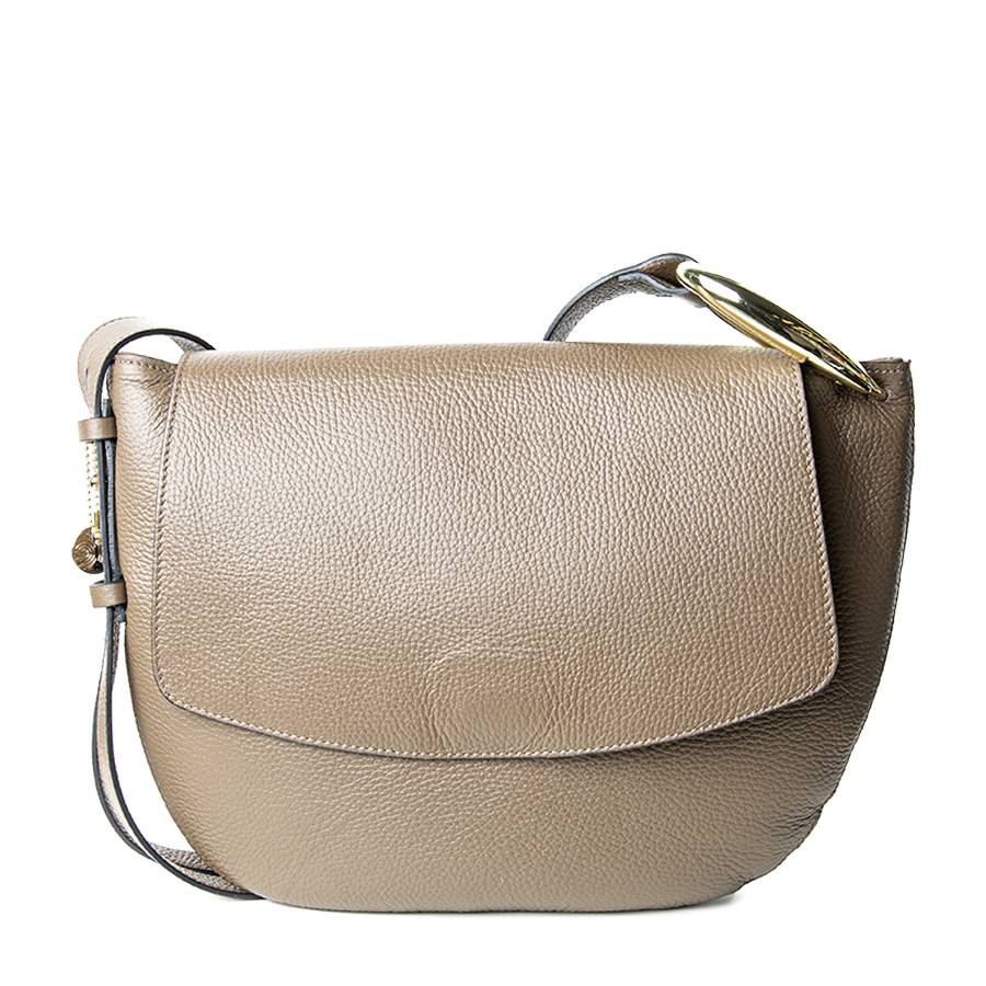 Laura Di Maggio ZELDA – borsa a spalla in pelle taupe
