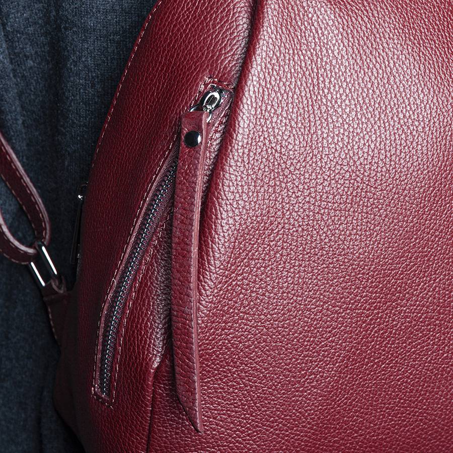 Laura Di Maggio ZIP – Zainetto In Pelle Dollaro Rubino