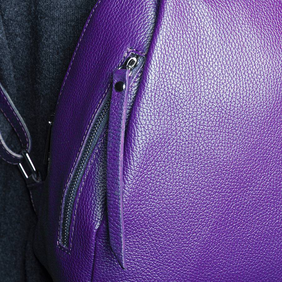 Laura Di Maggio ZIP – Zainetto In Pelle Dollaro Viola