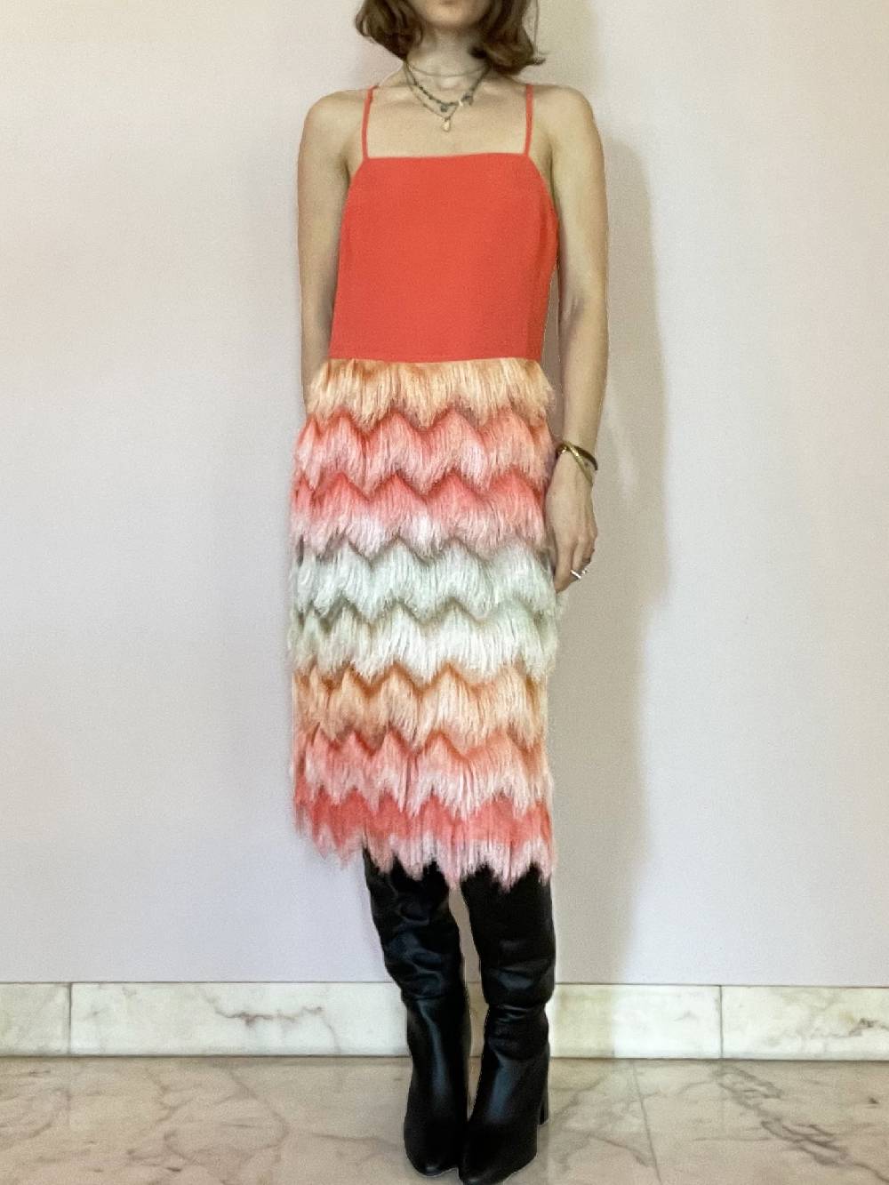 Laviniaturra Abito Con Frange