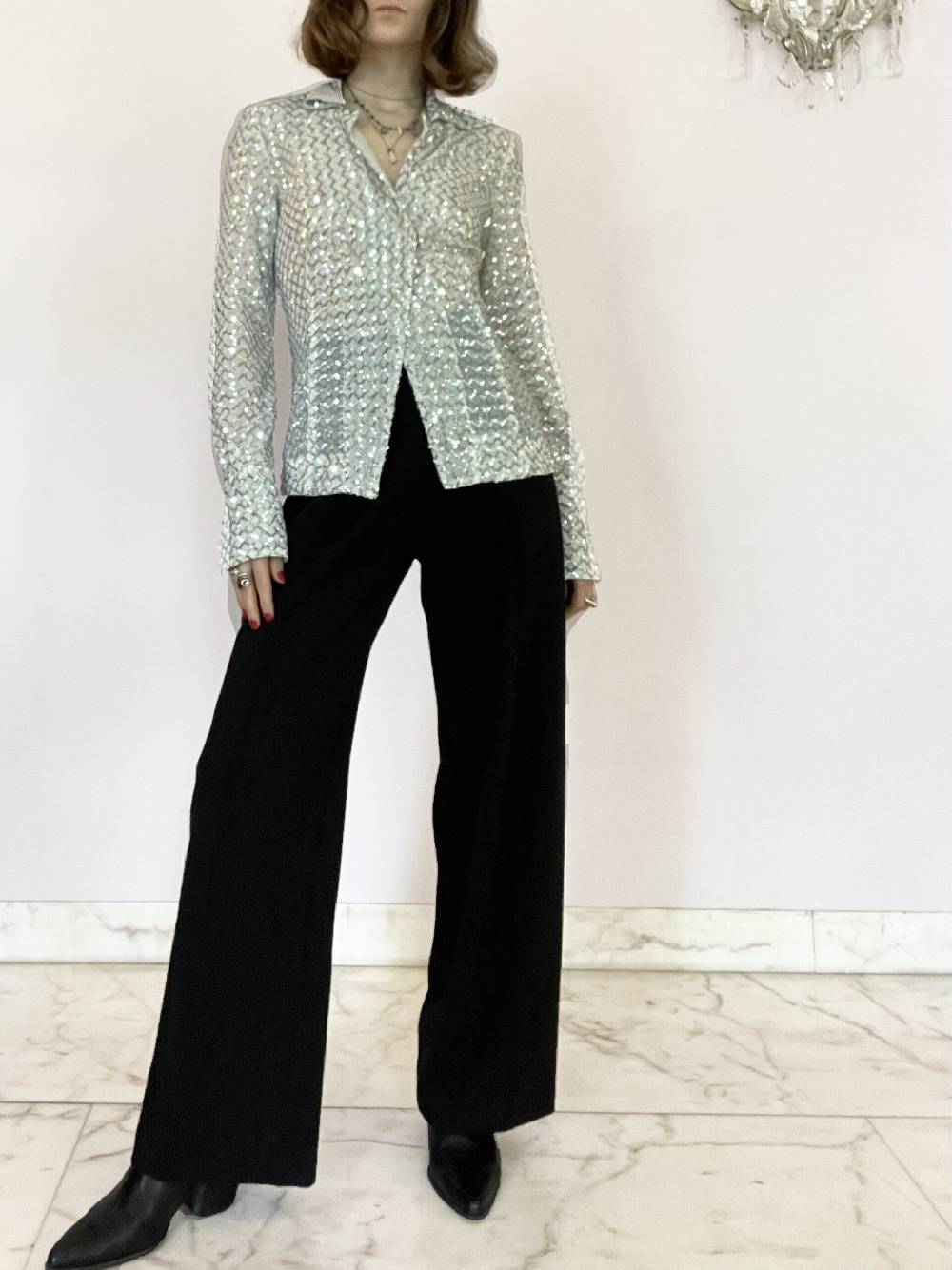 Laviniaturra Camicia Paillettes