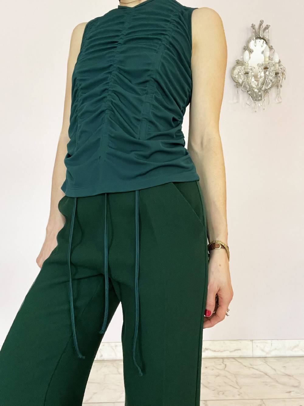 Laviniaturra Top Con Drappeggio