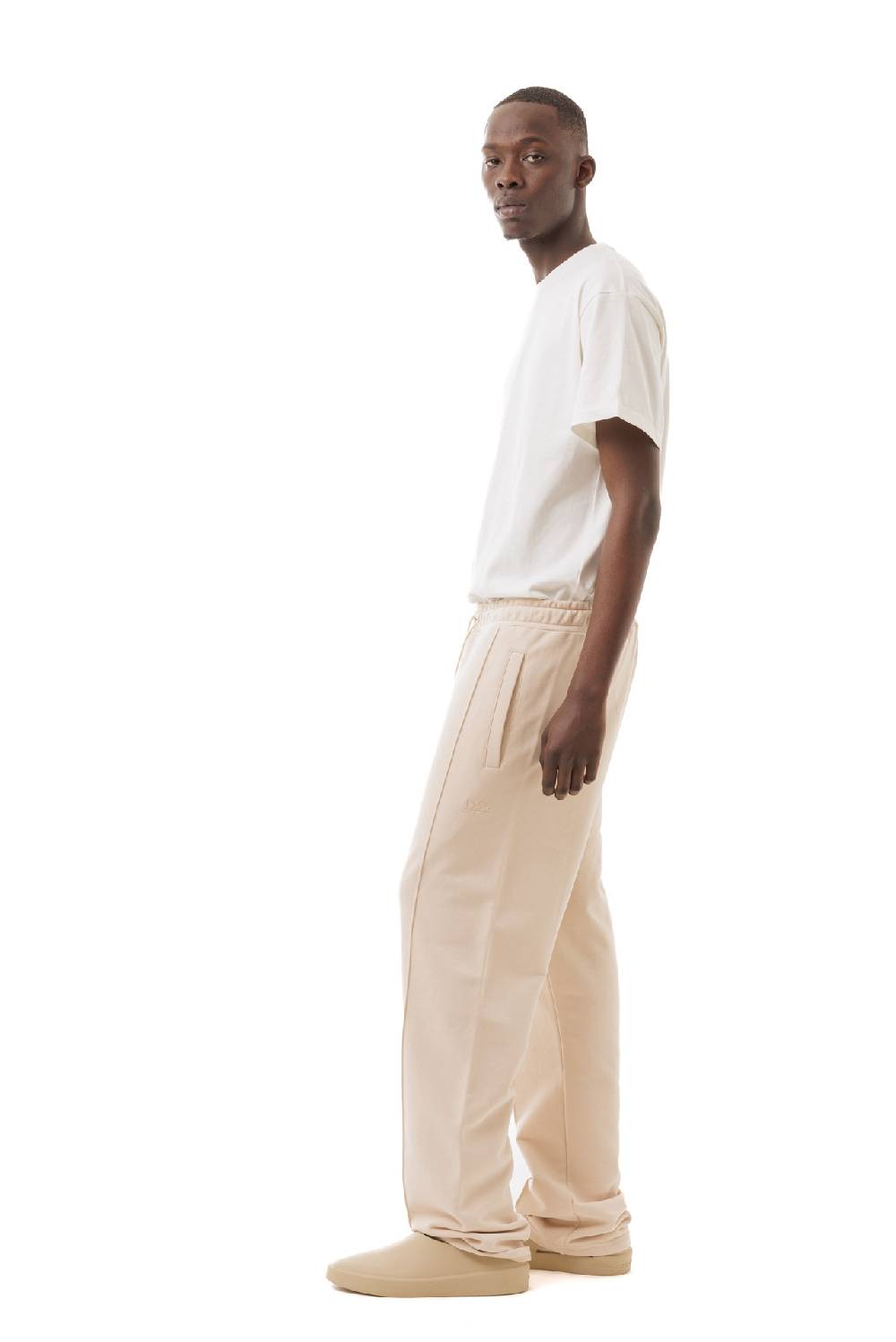 Lc23 Basic Fleece Trousers Beige