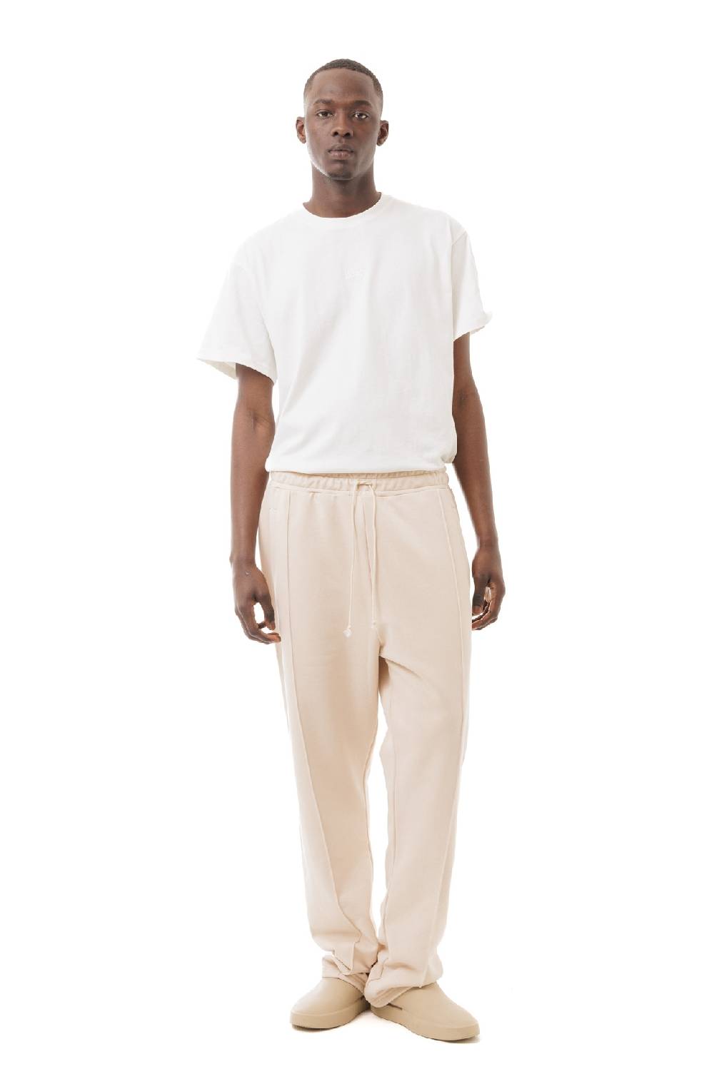 Lc23 Basic Fleece Trousers Beige