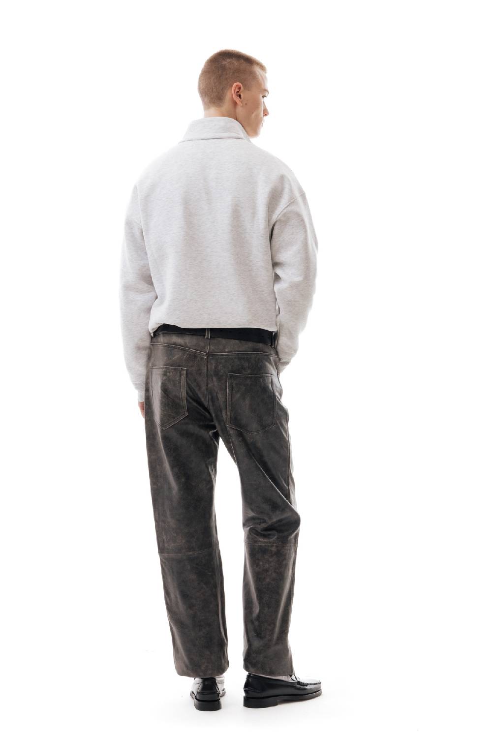 Lc23 Basic Half Zip Sweater Grey