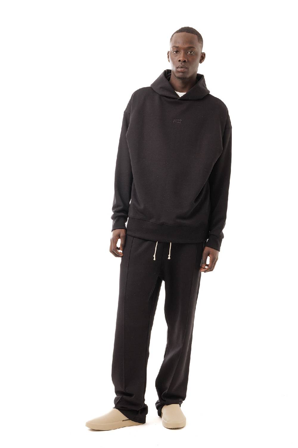 Lc23 Basic Hoodie Black