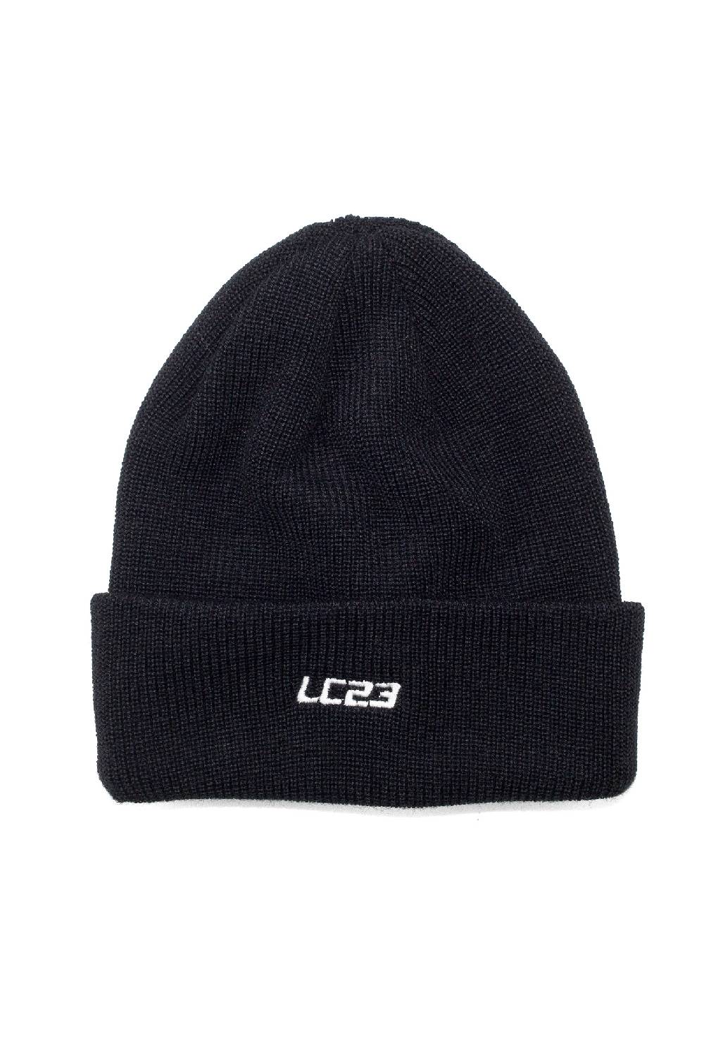 Lc23 Beanie Hat Embroidery Black