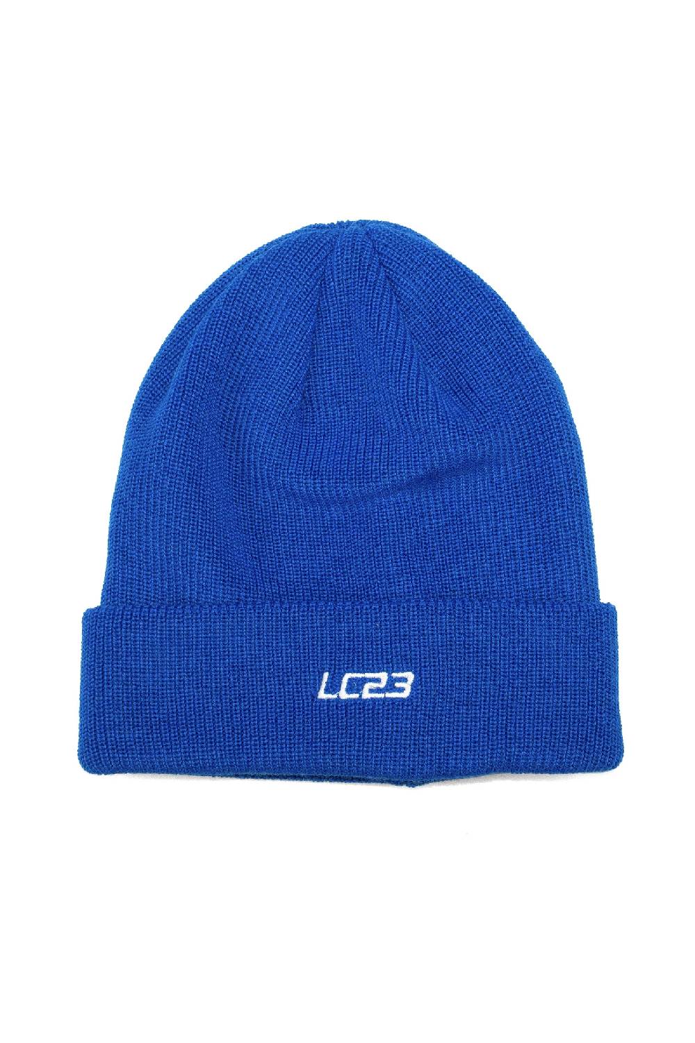 Lc23 Beanie Hat Embroidery Blue