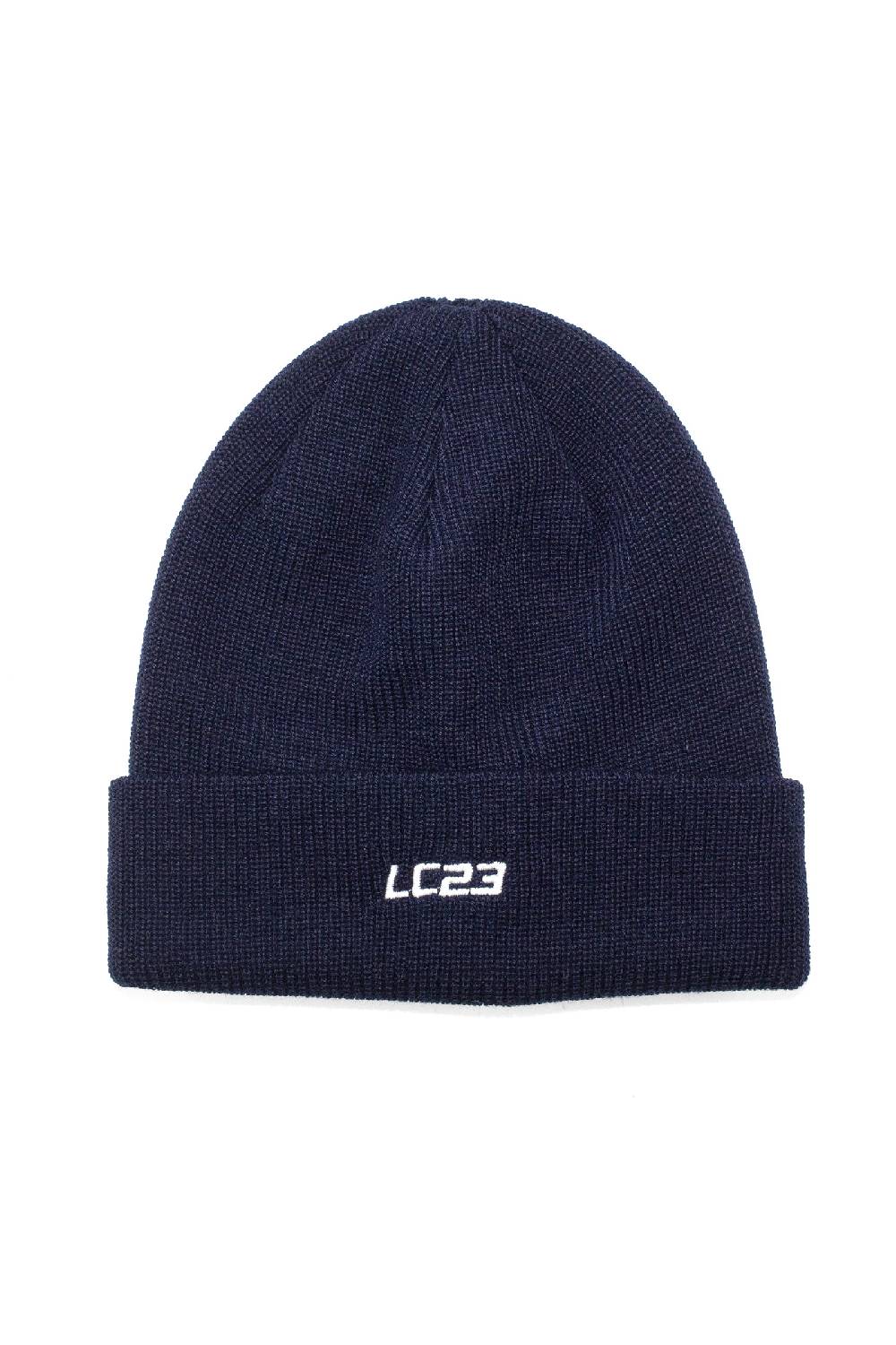 Lc23 Beanie Hat Embroidery Navy