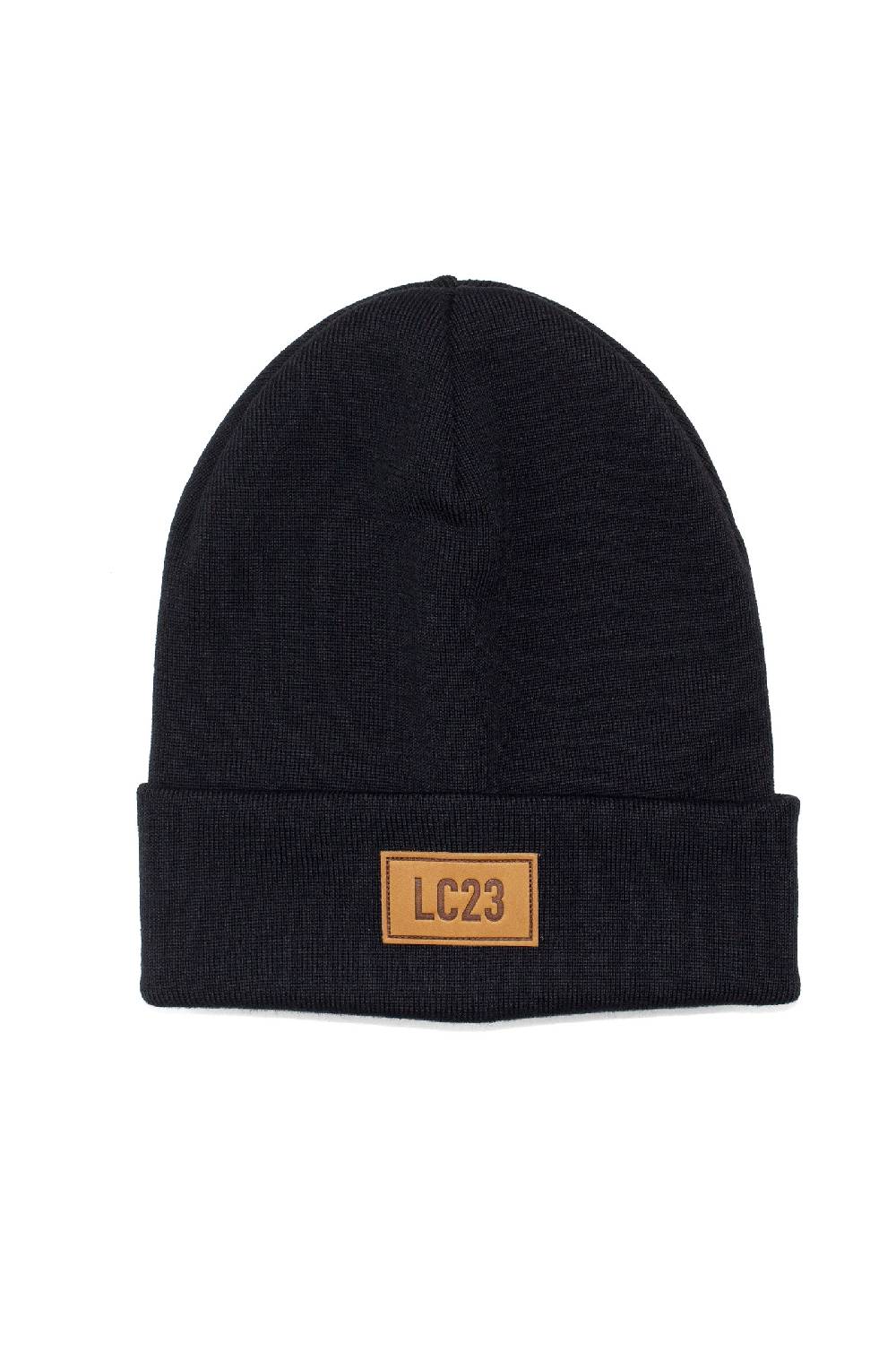 Lc23 Beanie Hat Patch Black