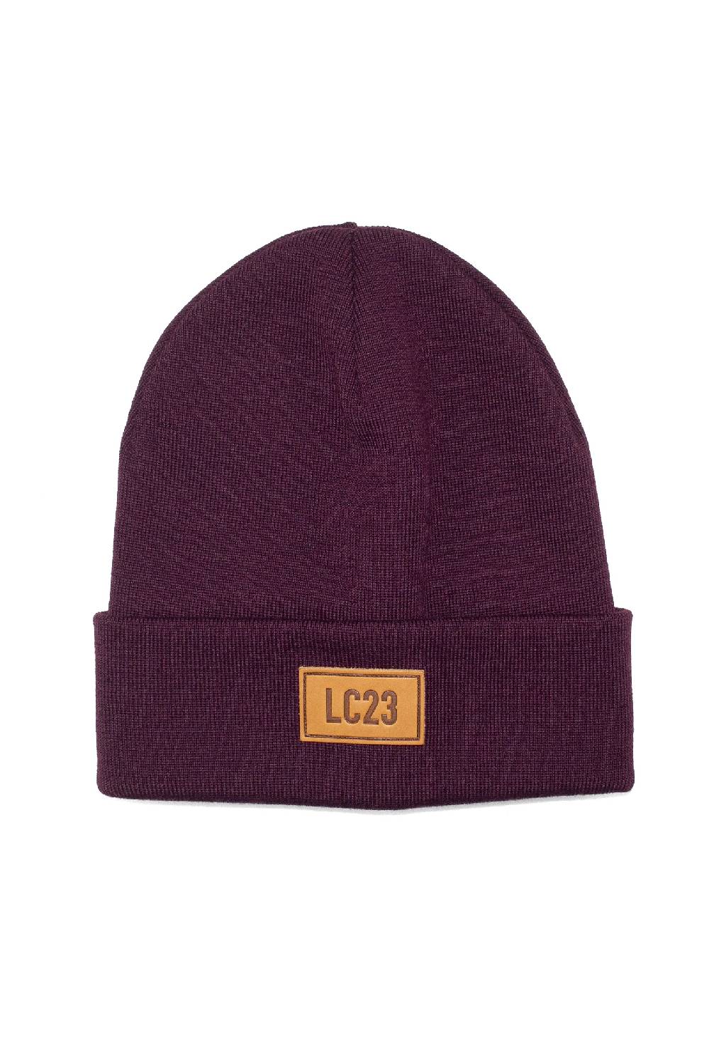Lc23 Beanie Hat Patch Bordeaux