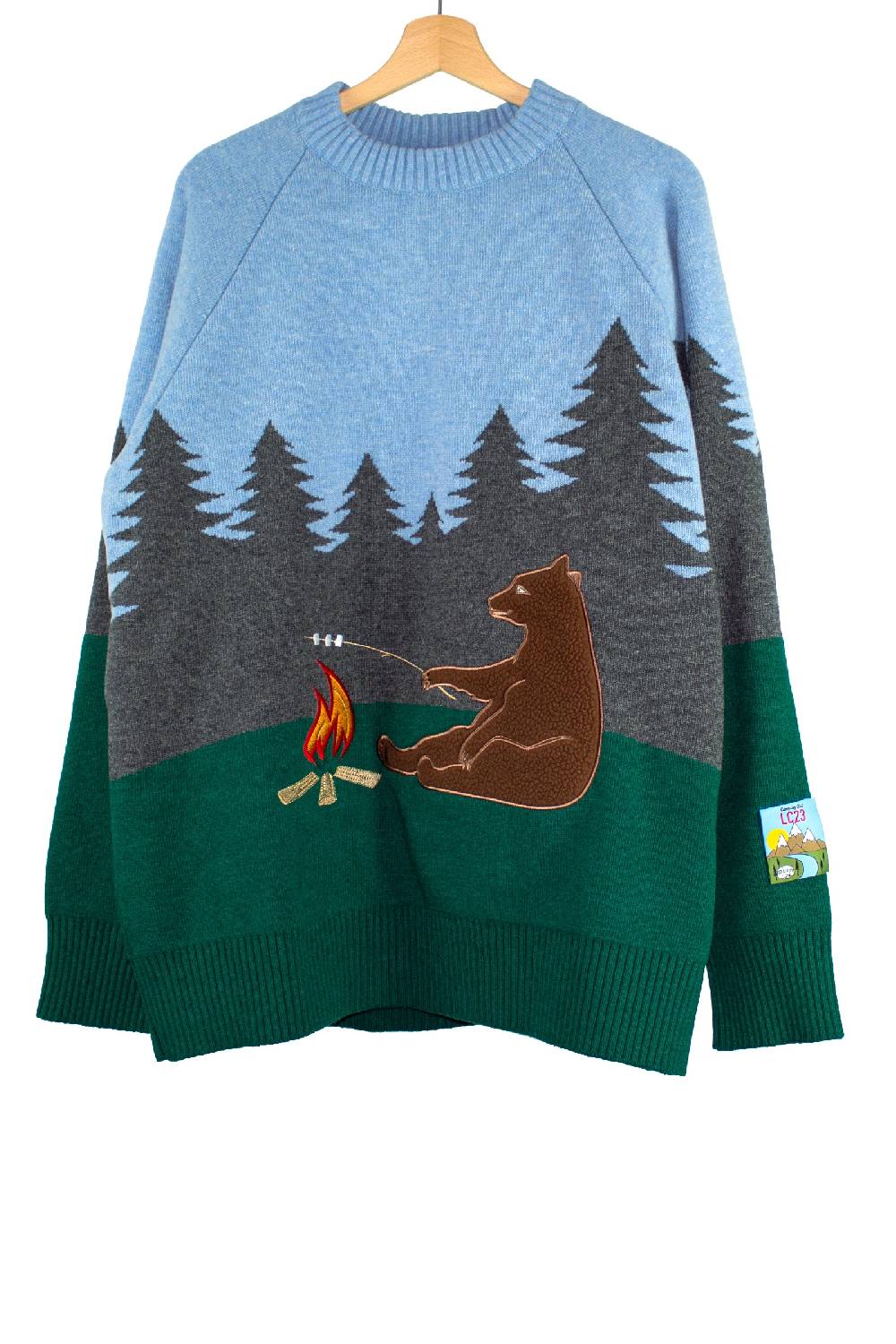 Lc23 Bear Jaquard Sweater