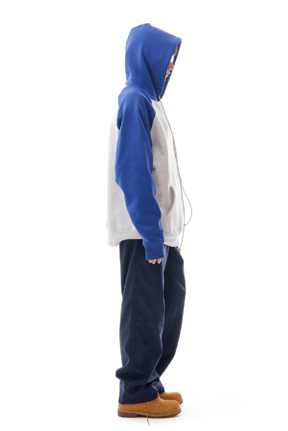 Lc23 Bicolor Hoodie Grey/Blue