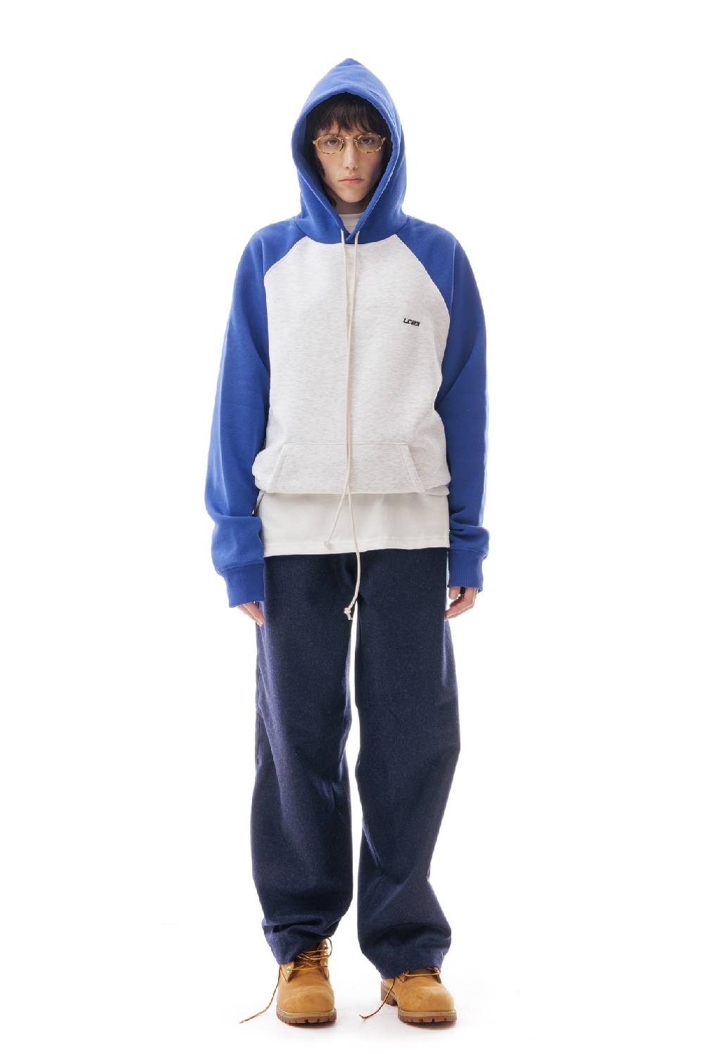 Lc23 Bicolor Hoodie Grey/Blue